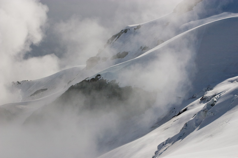 Clouds Above The Nisqually Glacier